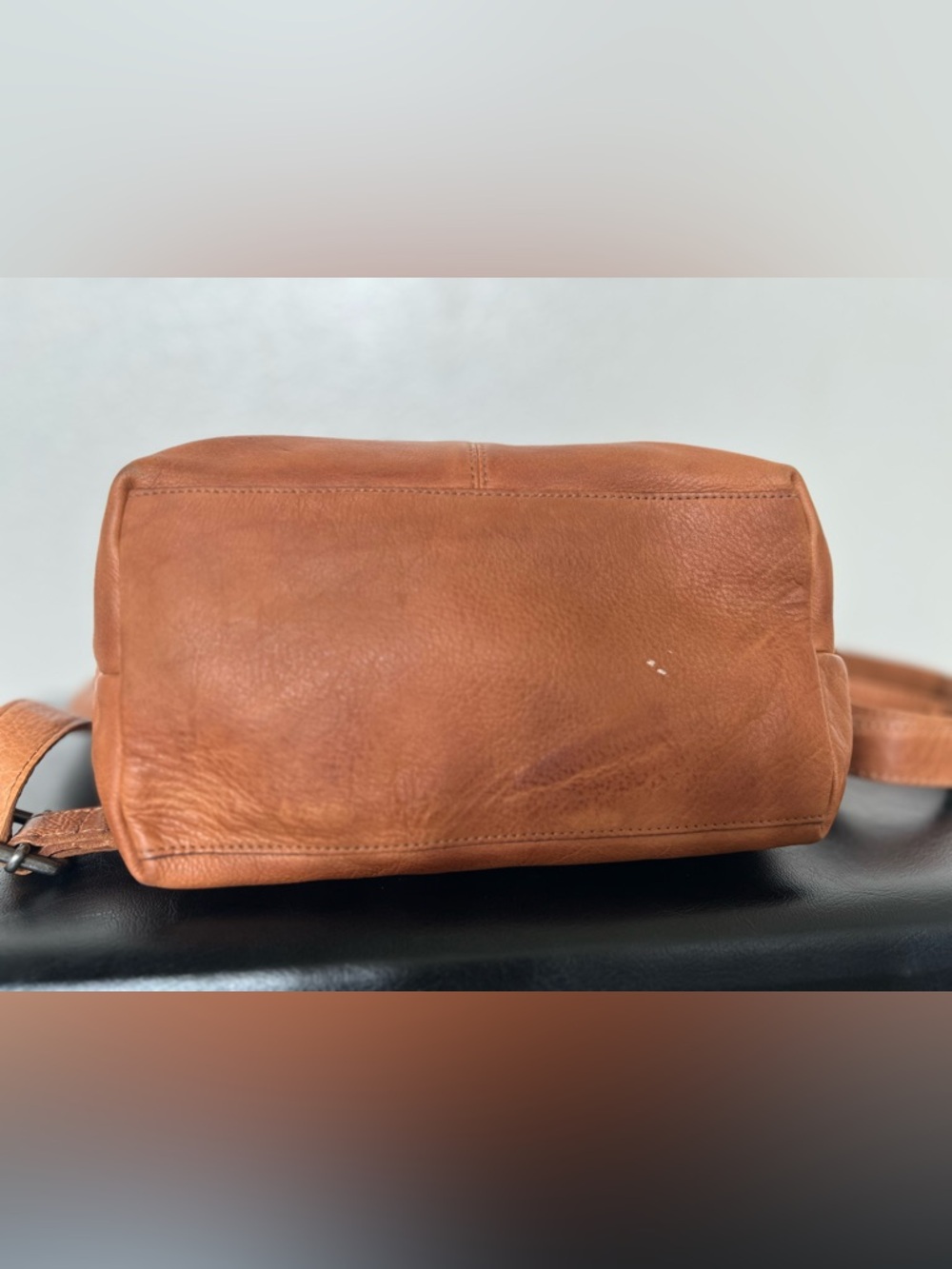 Latico Leathers Cognac Nash Crossbody Handbag - Picture 9 of 15